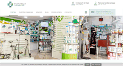 Desktop Screenshot of farmaciacanaria.com