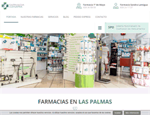 Tablet Screenshot of farmaciacanaria.com